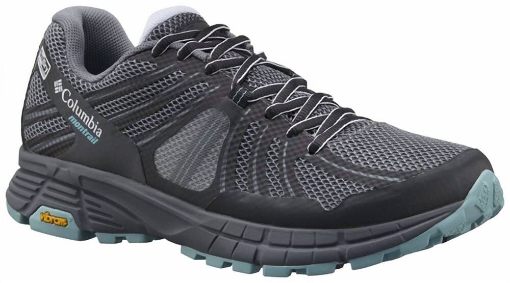 NEW COLUMBIA women's mojave trail outdry shoes in grey ash/ iceberg